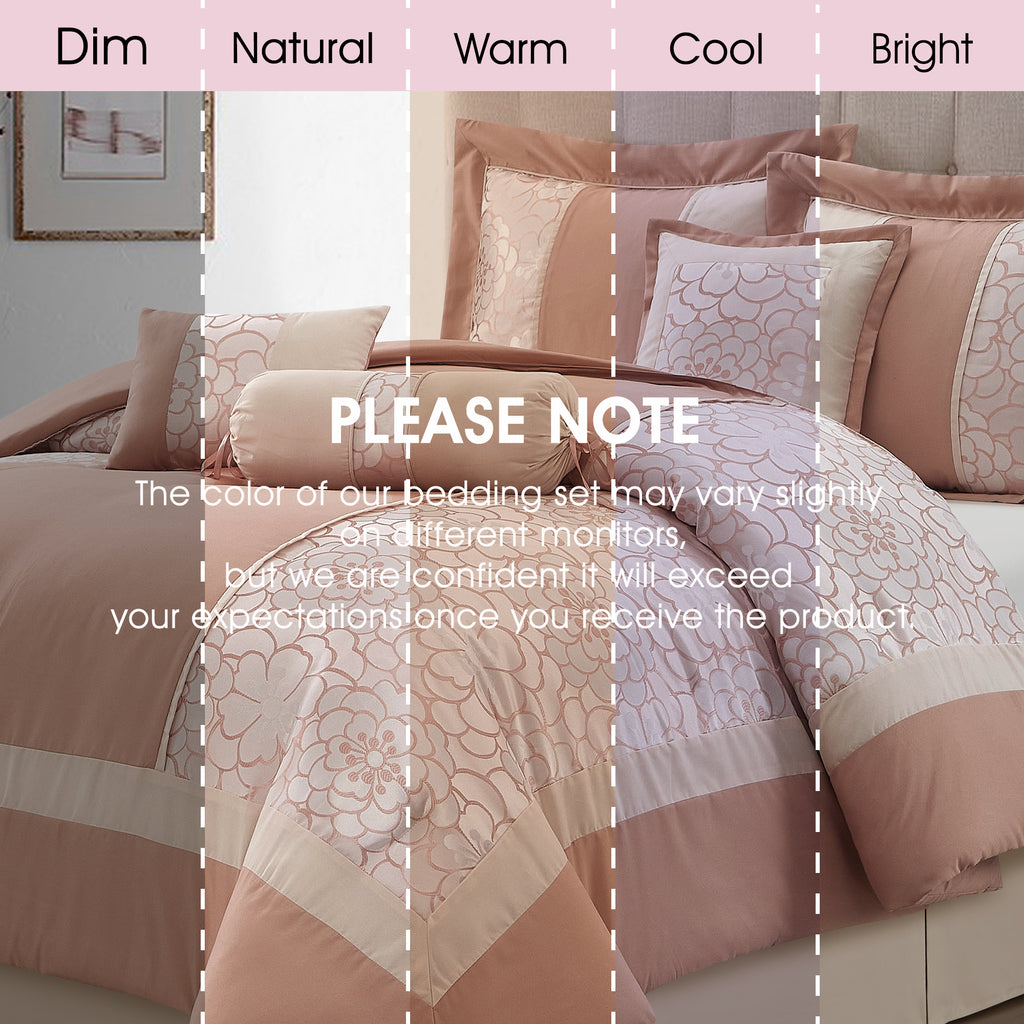 LANCO MODERN LIFESTYLE Sibyl 7 Pieces Comforter Set