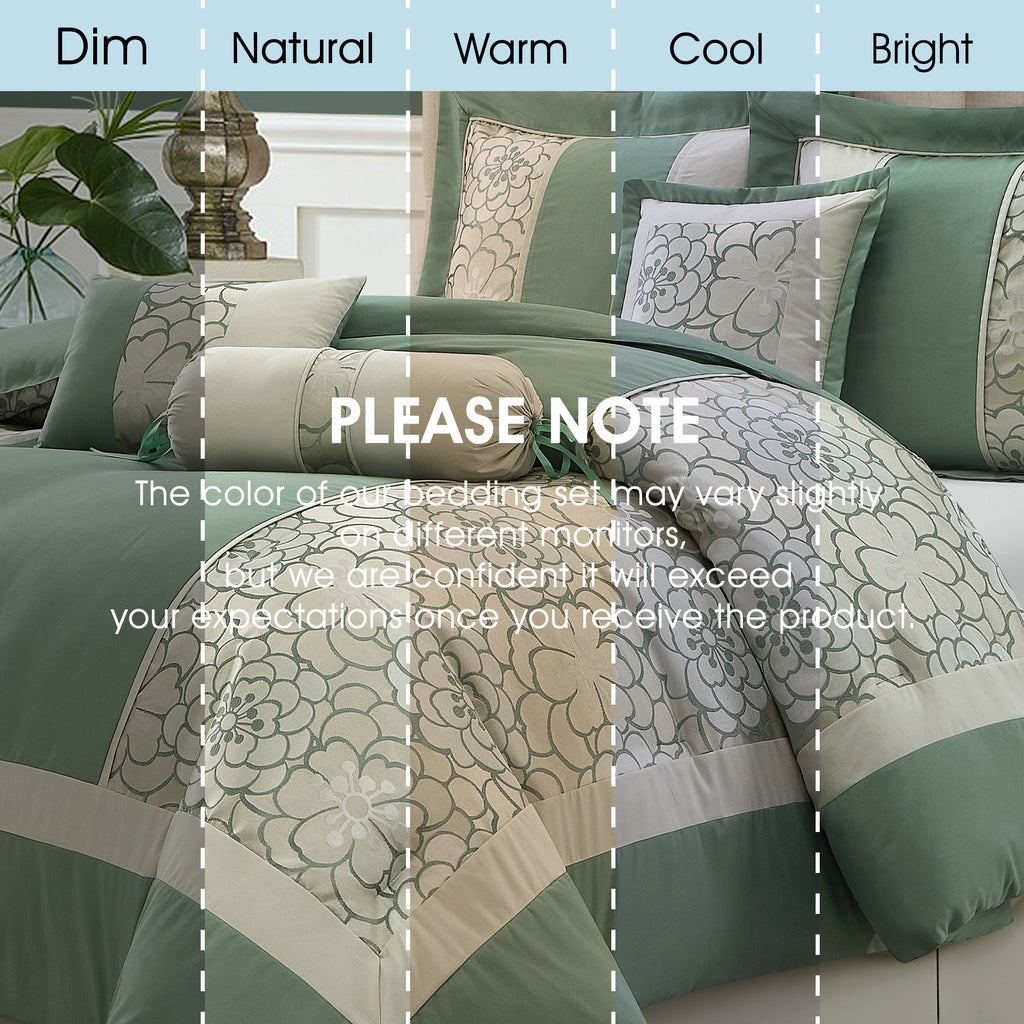LANCO MODERN LIFESTYLE Sibyl 7 Pieces Comforter Set