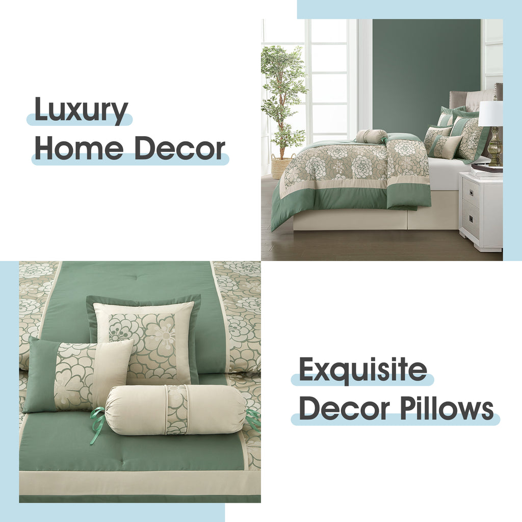 LANCO MODERN LIFESTYLE Sibyl 7 Pieces Comforter Set