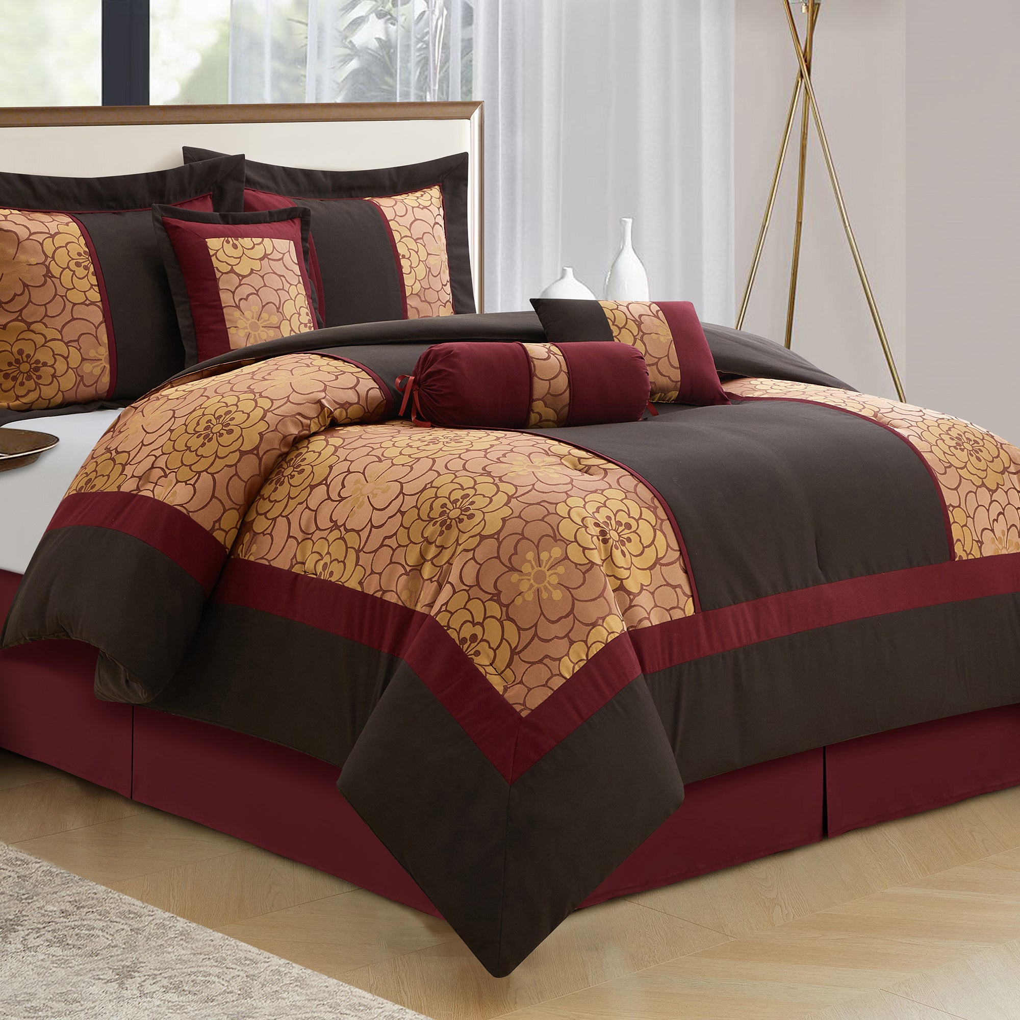 LANCO MODERN LIFESTYLE Sibyl 7 Pieces Comforter Set