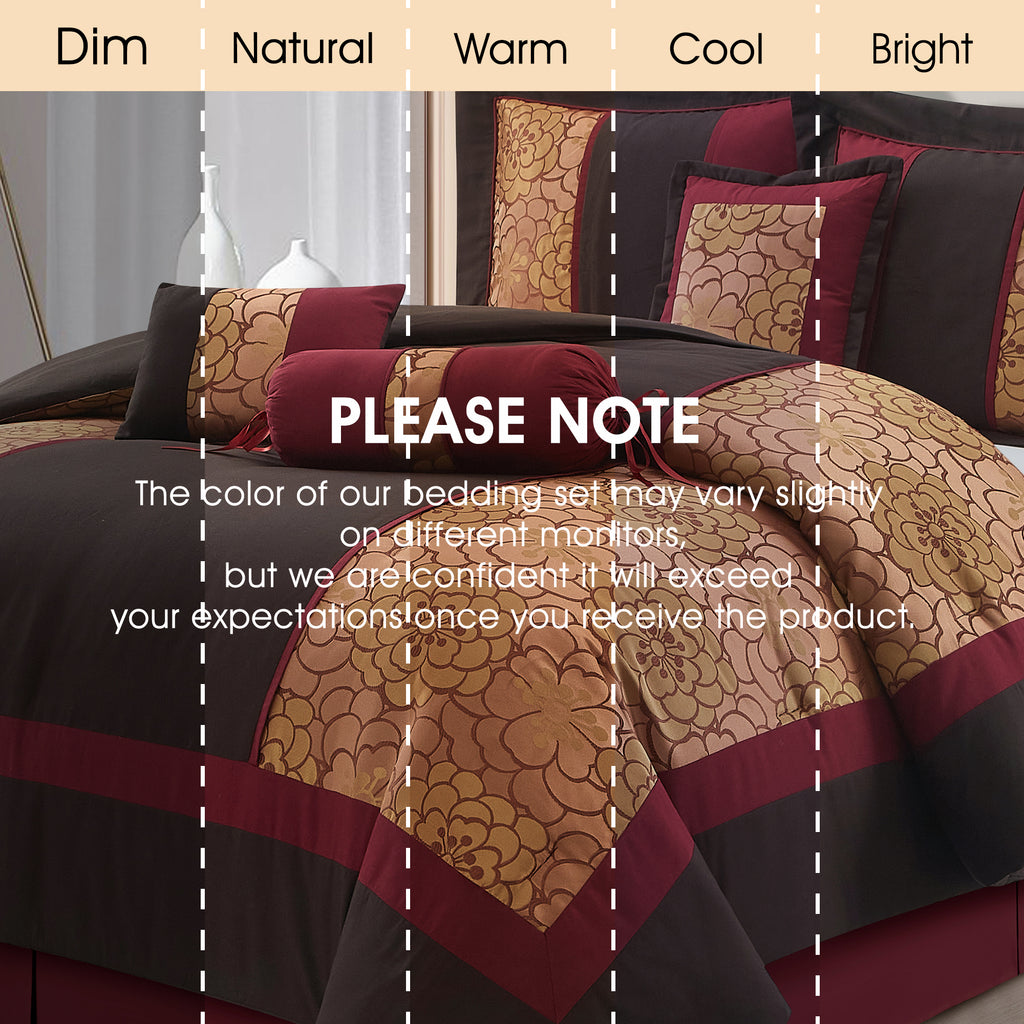 LANCO MODERN LIFESTYLE Sibyl 7 Pieces Comforter Set
