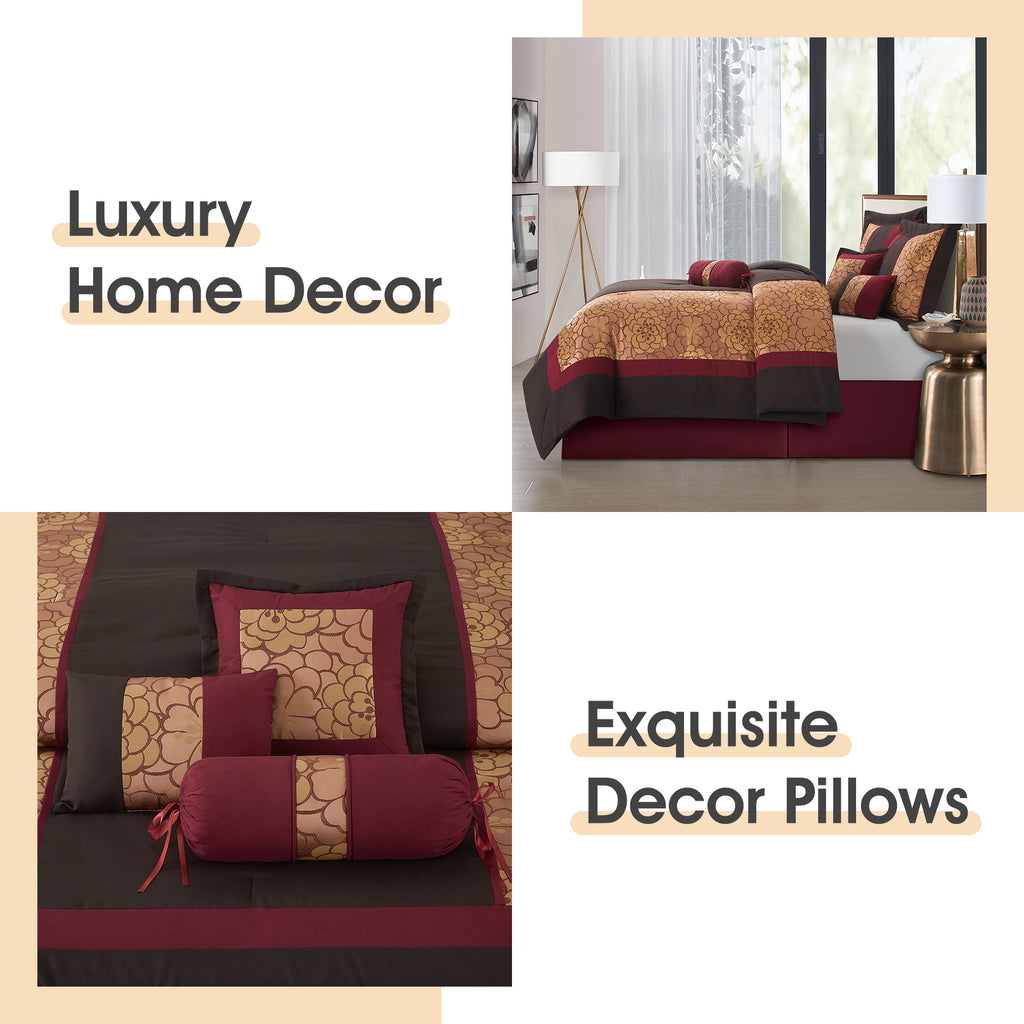 LANCO MODERN LIFESTYLE Sibyl 7 Pieces Comforter Set